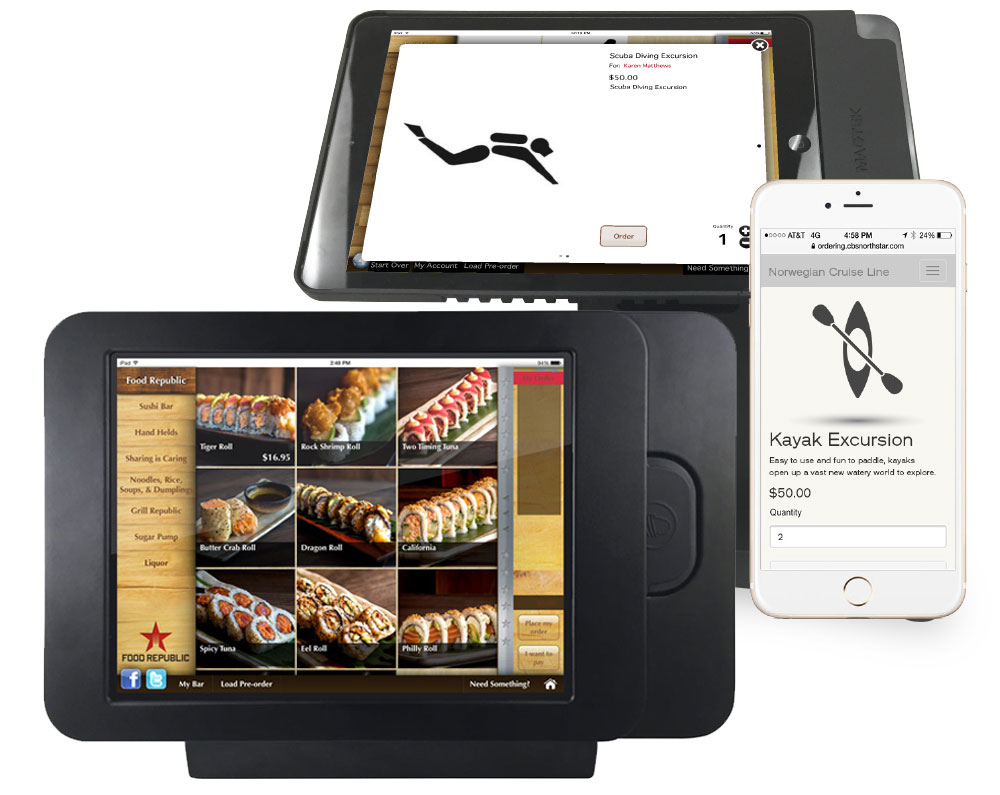 Cruise POS Food Republic Norwegian Escape Point of Sale